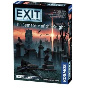 thames & kosmos exit: the cemetery of the knight| escape room game in a box| exit: the game – a kosmos game | family – friendly, card-based at-home escape room experience for 1 to 4 players, ages 12+
