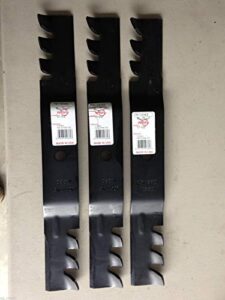 set of 3 50" toro gator type mulching blades, codes 112-9759-03/110-6837-03