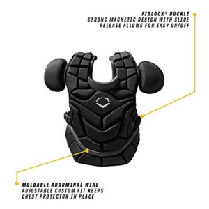 Evoshield Pro-Srz™ Chest Protector (W/ Nocsae Chest Guard) - Black, Intermediate [15"]