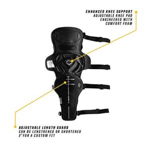 Evoshield Pro-Srz™ Upper Leg Guards - Black, Adult [15.5-17.5"]