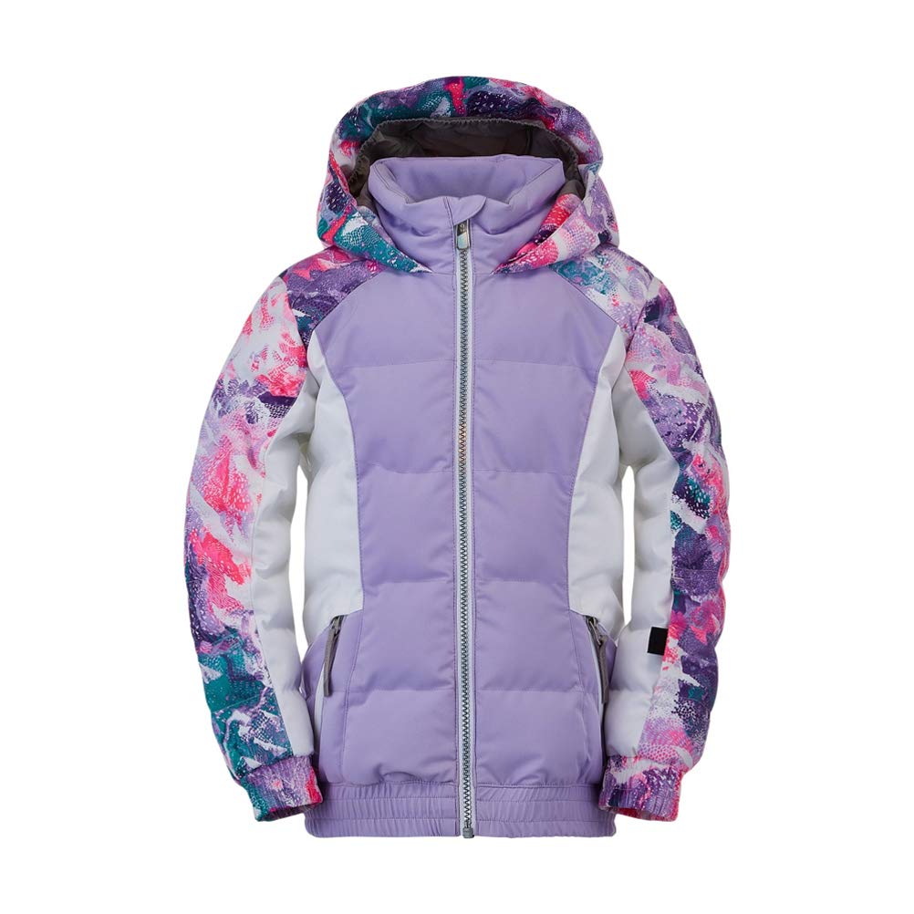 Spyder Atlas Synthetic Down Ski Jacket Little Girls Purple 6