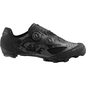 lake mx238 wide cycling shoe - men's black camo, 41.0