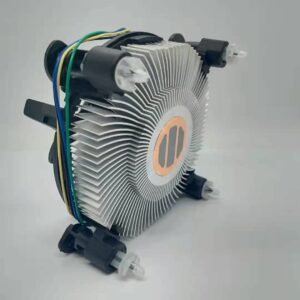 Lee_Store New CPU Cooling Fan with Copper core Heatsink for Intel LGA1150 LGA1151 LGA1155 LGA1156 Socket Celeron/Pentium/i3/i5/i7 Processors Series E97379-003 E97378-001 GXiVR8060A10 DC12V 0.60A 4-PIN