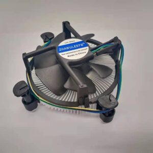 Lee_Store New CPU Cooling Fan with Copper core Heatsink for Intel LGA1150 LGA1151 LGA1155 LGA1156 Socket Celeron/Pentium/i3/i5/i7 Processors Series E97379-003 E97378-001 GXiVR8060A10 DC12V 0.60A 4-PIN