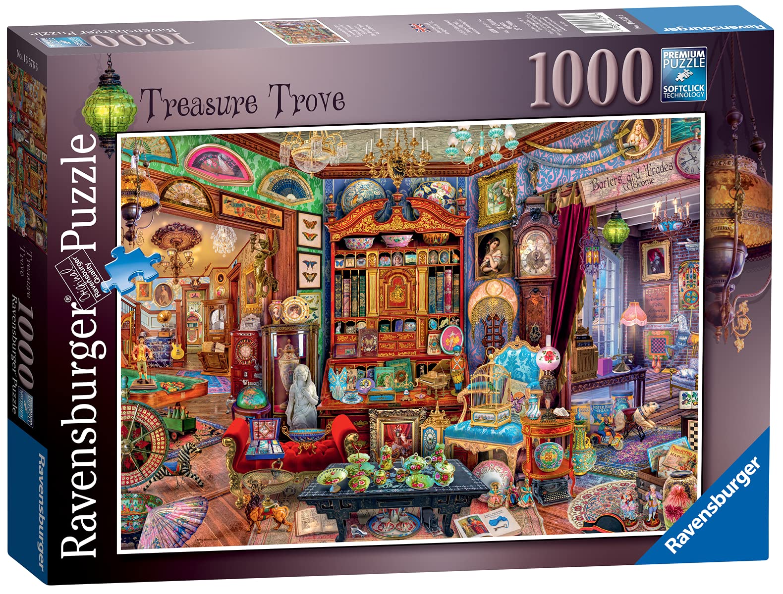 Ravensburger Aimee Stewart Treasure Trove 1000 Piece Jigsaw Puzzles for Adults and Kids Age 12 and Up