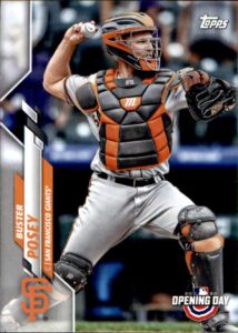 2020 topps opening day #144 buster posey nm-mt giants