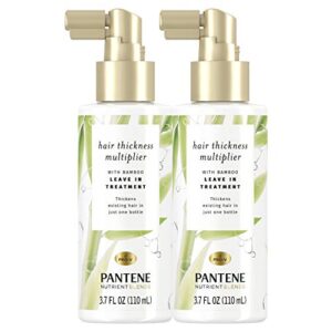pantene leave in treatment, twin pack, 3.7 fl oz