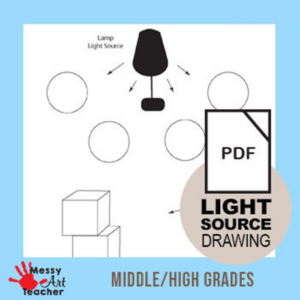 3 pack light source drawing worksheets