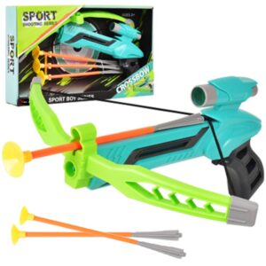 wentoyce mini archery set for kids, toddler action bow arrow kit, 3 suction cup arrows, safe shooting hunting competition game for garden park fun, green