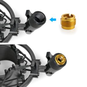 SUNMON AT2020 Shock Mount, Shock Mount Stand Reduces Vibration Noise for Audio Technica AT2020 AT2035 AT4040 AT2020USB ATR2500x Condenser Micphone