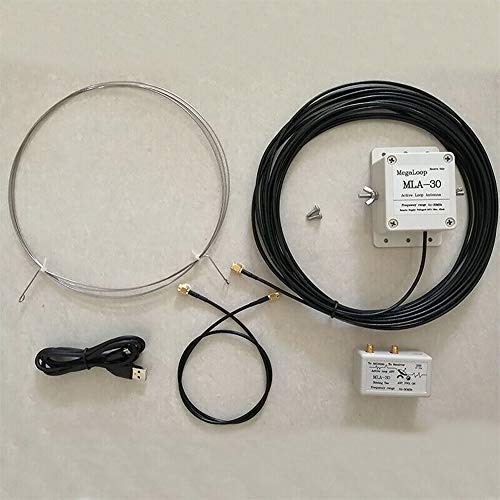 MLA-30 Loop Antenna Active Receiving Antenna 100kHz - 30MHz for Short Wave Radio