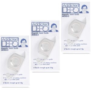 Addicted DEPO Magnetic Seam Guide Gauge for Universal Sewing Machines (3PACK) | MSG3