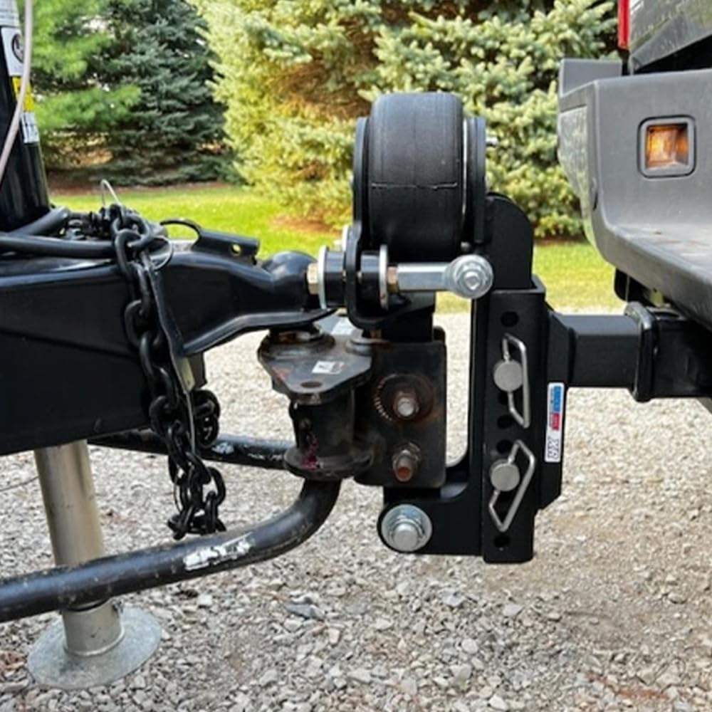 Shocker Air Equalizer for Weight Distribution Hitch - 12,000 lbs, Fits 2" Hitch 5" Rise 2" Drop