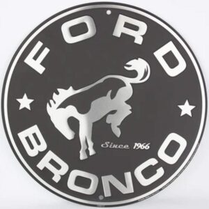 Hangtime Ford Bronco 24 inch garage sign