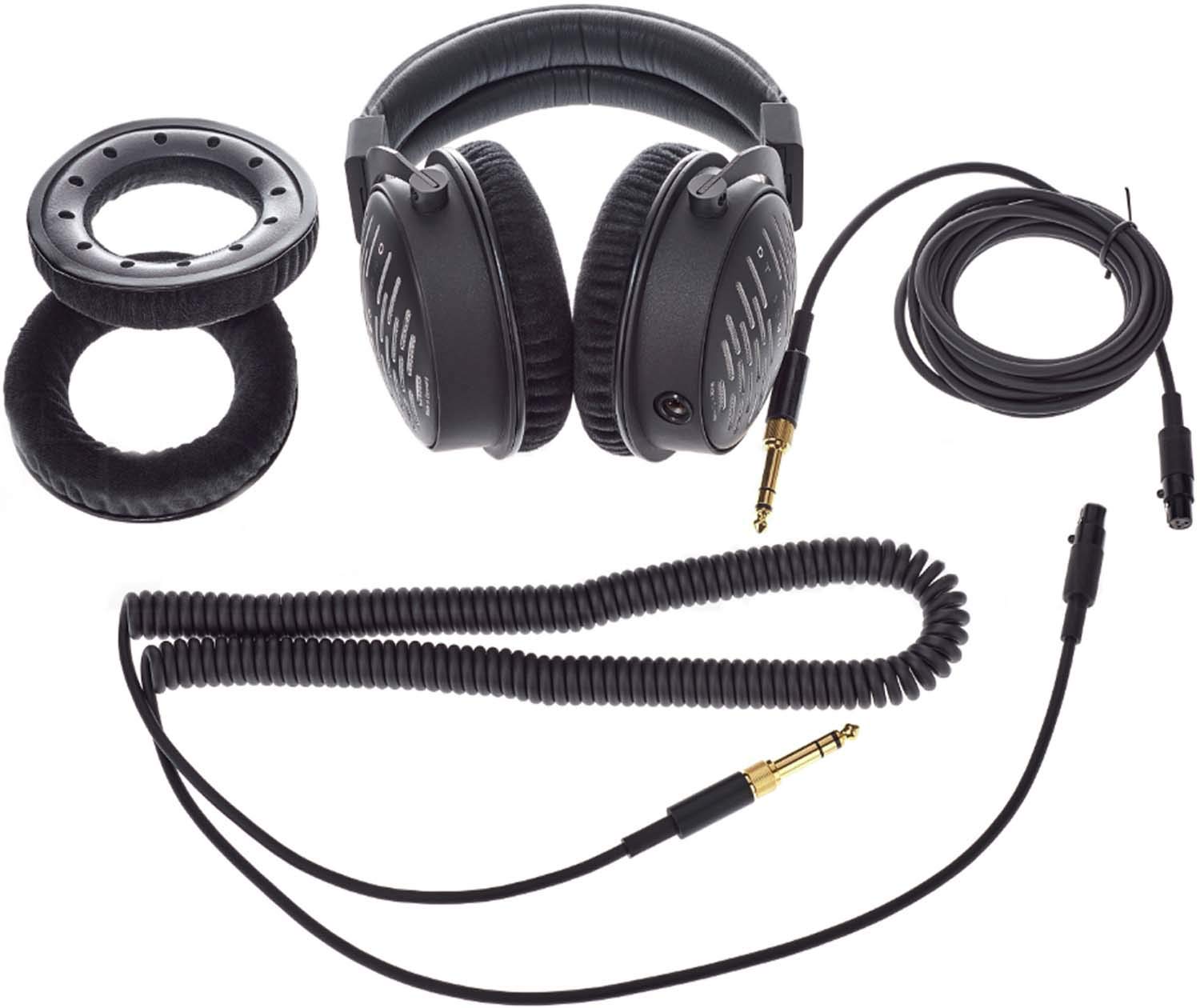 beyerdynamic DT 1990 Pro Open Studio Reference Headphones 250 Ohm Bundle with Hard Case, 1-Year Extended Protection, and Headphone Stand