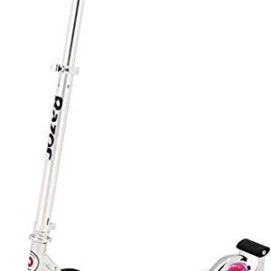 Razor Spark+ Kick Scooter - LED Light-Up Wheels, Spark Bar, Lightweight Aluminum Frame, Foldable, Adjustable Handlebars