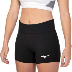 Mizuno Women's Elevated 4" Inseam Volleyball Short, Black, X-Small