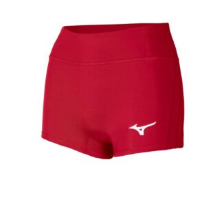 Mizuno Women's Apex 2.5" Inseam Volleyball Short, Red, Medium