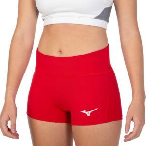 Mizuno Women's Apex 2.5" Inseam Volleyball Short, Red, Medium