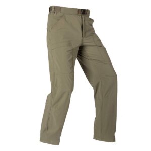 free soldier men's outdoor cargo hiking pants with belt lightweight waterproof quick dry tactical pants nylon spandex (mud 36w/34l)