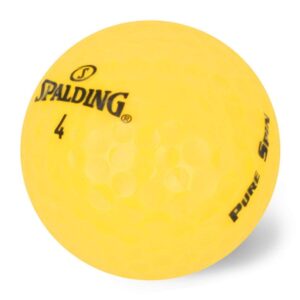 Spalding Pure Spin 12 Ball Pack - Yellow