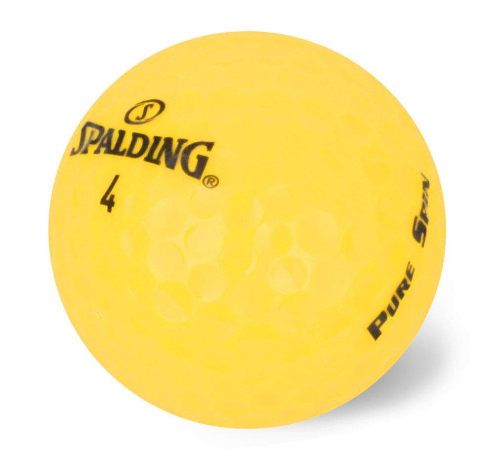 Spalding Pure Spin 12 Ball Pack - Yellow