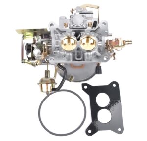 geluoxi 2 barrel carburetor carb 2100 2150 a800 replacement for ford 289 302 351 mustang cu jeep engine f100 f250 f350 jeep 360 cu electric choke carb with mounting gasket