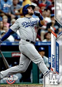 2020 topps opening day #107 max muncy nm-mt dodgers