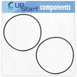 upstart components 2-pack 91-2258 v-belt replacement for toro 20017 (250000001-250999999)(2005) lawn mower - compatible with 91-2258 transmission drive belt
