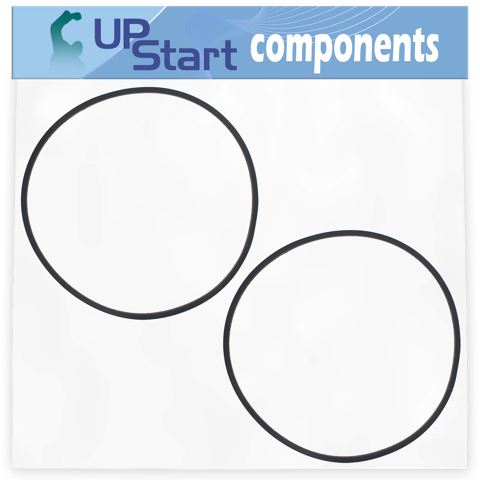 UpStart Components 2-Pack 91-2258 V-Belt Replacement for Toro 20017 (250000001-250999999)(2005) Lawn Mower - Compatible with 91-2258 Transmission Drive Belt