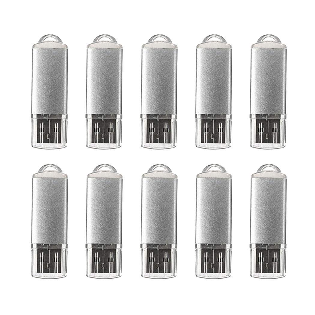 50 Pack - USB Flash Memory Stick Pen Drive Thumb Drive Storage Metal U Disk USB 2.0 LOT (50PCS - 2GB)