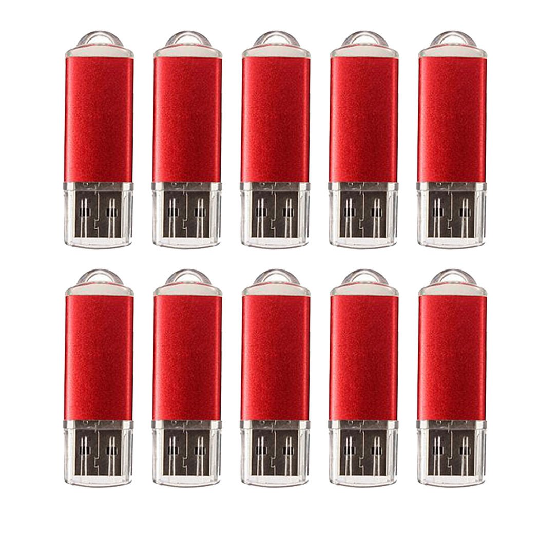 50 Pack - USB Flash Memory Stick Pen Drive Thumb Drive Storage Metal U Disk USB 2.0 LOT (50PCS - 2GB)