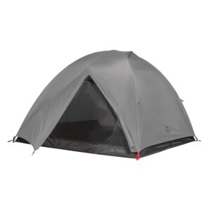 teton sports mountain ultra tent; 4 person backpacking dome tent for camping; grey (2008gy)