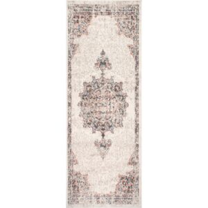 nuLOOM Vintage Medallion Liliana Accent Rug, 2x3, Beige