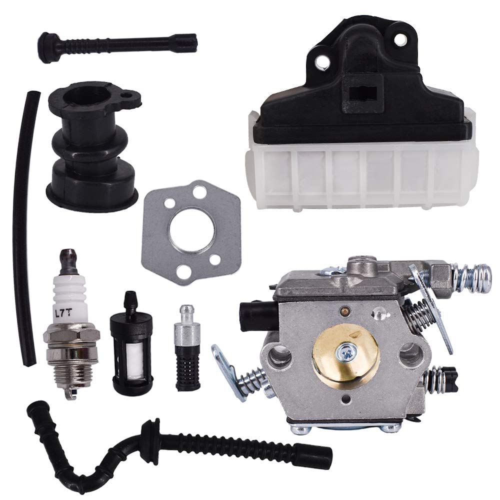 Carburetor Kit Fits for Stihl 021 023 025 MS170 MS210 MS230 MS250 Carb Intake Hose Spark Kit Replace WT-286