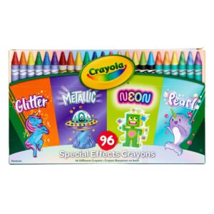 96 ct. special effects crayons