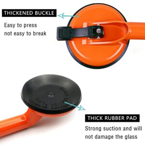 VICHUNHO Glass Lifting Suction Cups Heavy Duty Vacuum Aluminum Alloy Handle Holder to Lift Large Glass/Floor Gap Fixer/Tile Lifter/Moving Window,Mirror/Windshield Removal & Install Tool