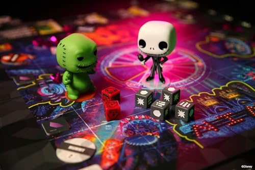 Funko Games Board 0-Base The Nightmare Before Christmas Funkoverse - TNBC - Light Strategy Board Game for Children & Adults (Ages 10+) - 2-4 Players - Collectible Vinyl Figure - Gift Idea