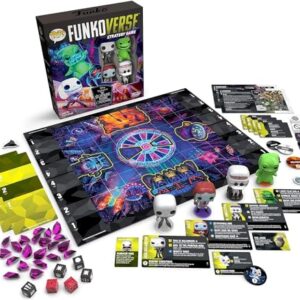 Funko Games Board 0-Base The Nightmare Before Christmas Funkoverse - TNBC - Light Strategy Board Game for Children & Adults (Ages 10+) - 2-4 Players - Collectible Vinyl Figure - Gift Idea