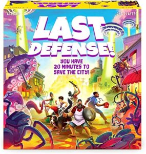 funko games funko board signature last defense game - light strategy board game for children & adults (ages 10+) - 2-4 players - collectible vinyl figure - gift idea