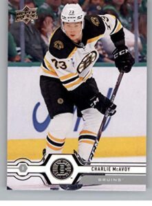 2019-20 upper deck #258 charlie mcavoy boston bruins series 2 nhl hockey trading card