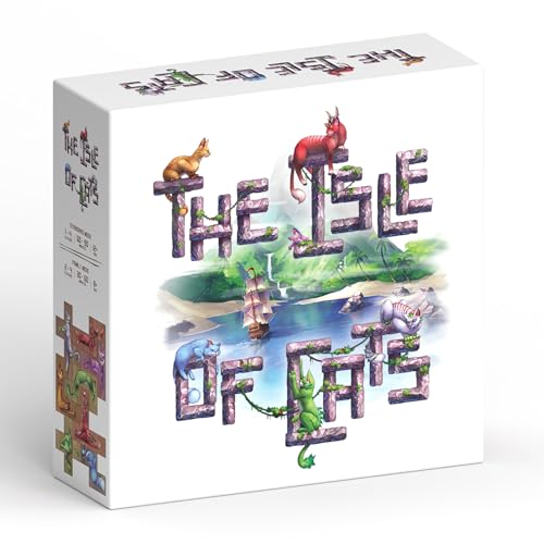 City of Games The Isle of Cats - Rescue as Many Cats As Possible for 1-4 Players, Ages 8+