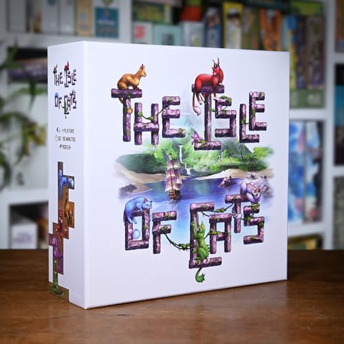 City of Games The Isle of Cats - Rescue as Many Cats As Possible for 1-4 Players, Ages 8+