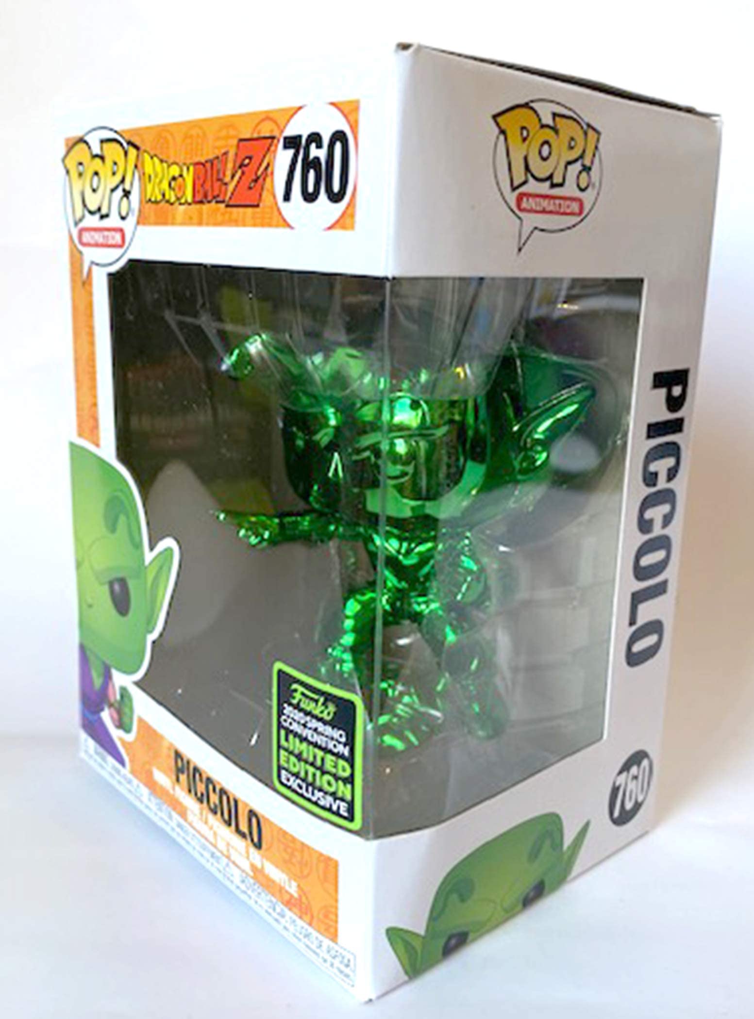 Funko Pop Piccolo Figure Chrome Green - Dragon Ball Z ECCC 2020