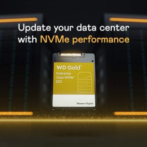 Western Digital 960GB WD Gold SN600 Enterprise Class NVMe Internal SSD - U.2 PCIe, 2.5"/7mm - WDS960G1D0D