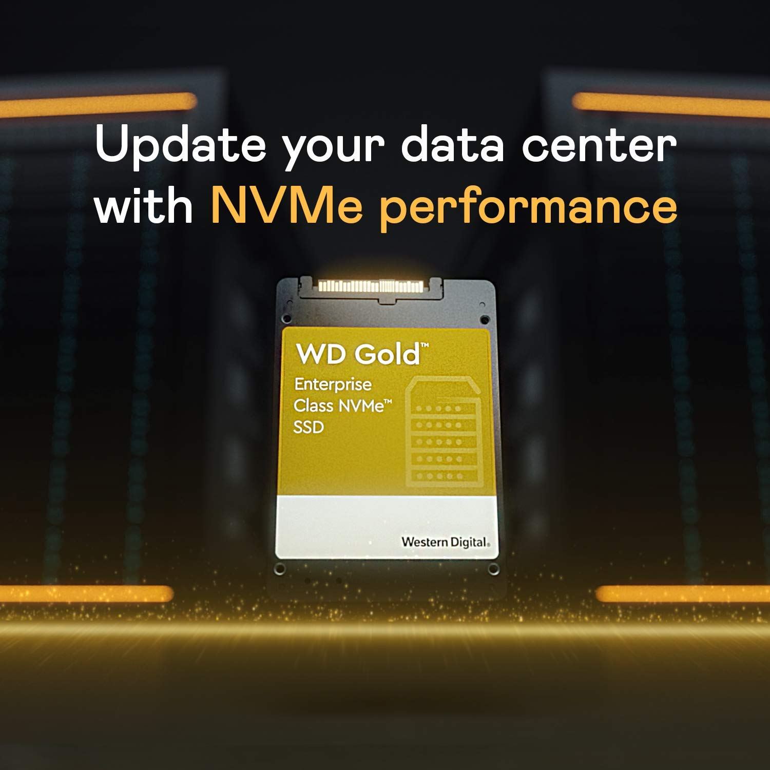 Western Digital 960GB WD Gold SN600 Enterprise Class NVMe Internal SSD - U.2 PCIe, 2.5"/7mm - WDS960G1D0D