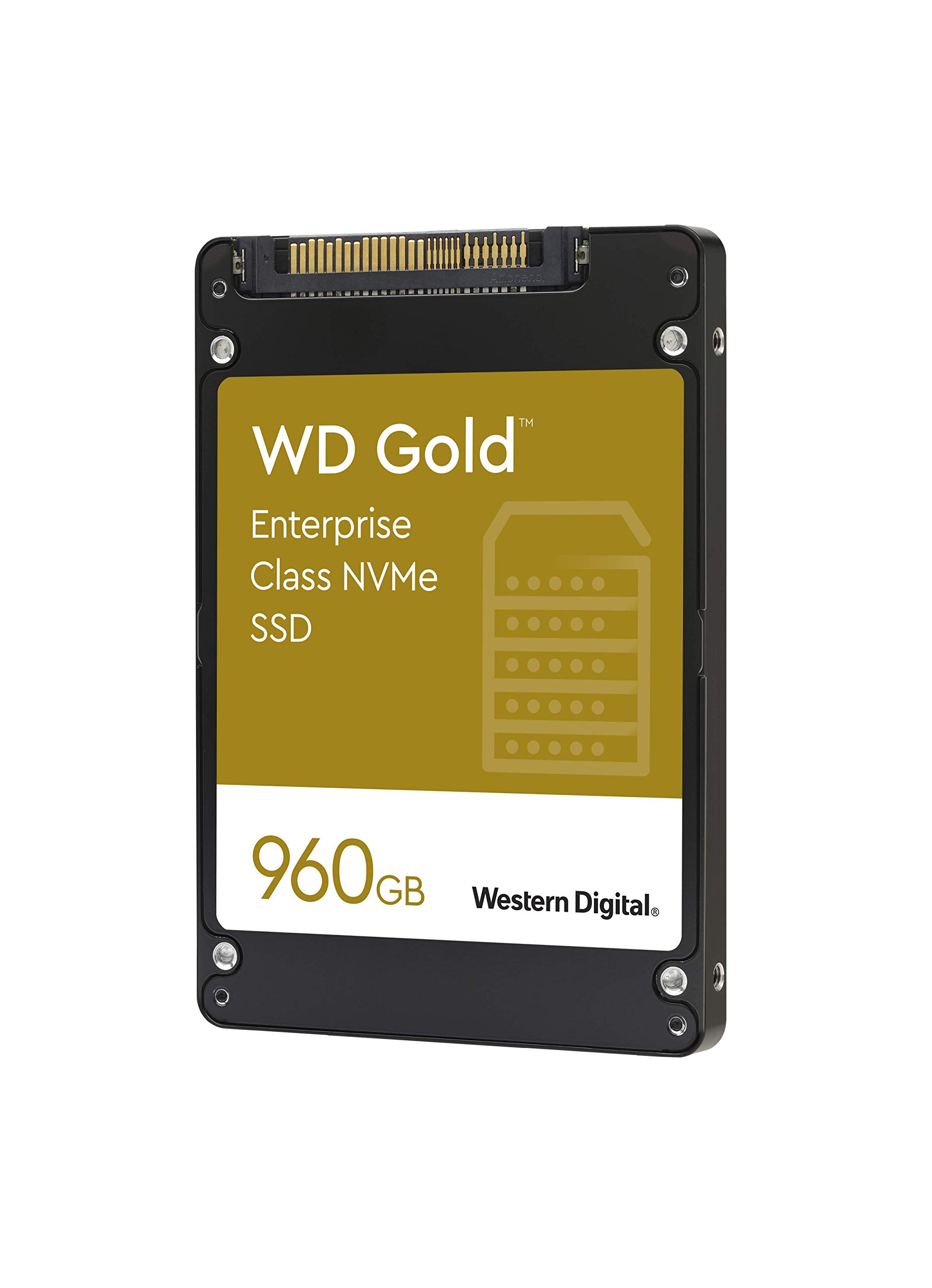 Western Digital 960GB WD Gold SN600 Enterprise Class NVMe Internal SSD - U.2 PCIe, 2.5"/7mm - WDS960G1D0D