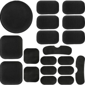 Hunting Explorer Tactical Airsoft Helmet Pads EVA Foam, 19pcs/Set Helmet Replacement Foam Padding Kits Set Accessories Mats for Fast/Mich/ACH/USMC/PASGT Helmet