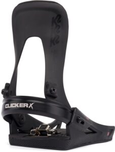 k2 clicker x hb snowboard bindings - women's black medium