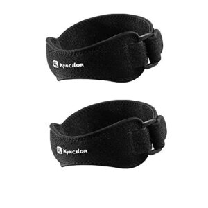 Knee Brace with Side Stabilizers Running Braces Knee Support Knee Braces for Knee Pain Knee Brace for Meniscus Tear Knee Support for Women Men Patella Tendon Strap Knee Wraps Basketball Knee Pad Black